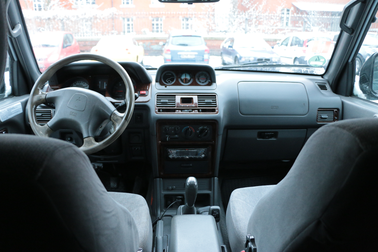 Pajero view from inside